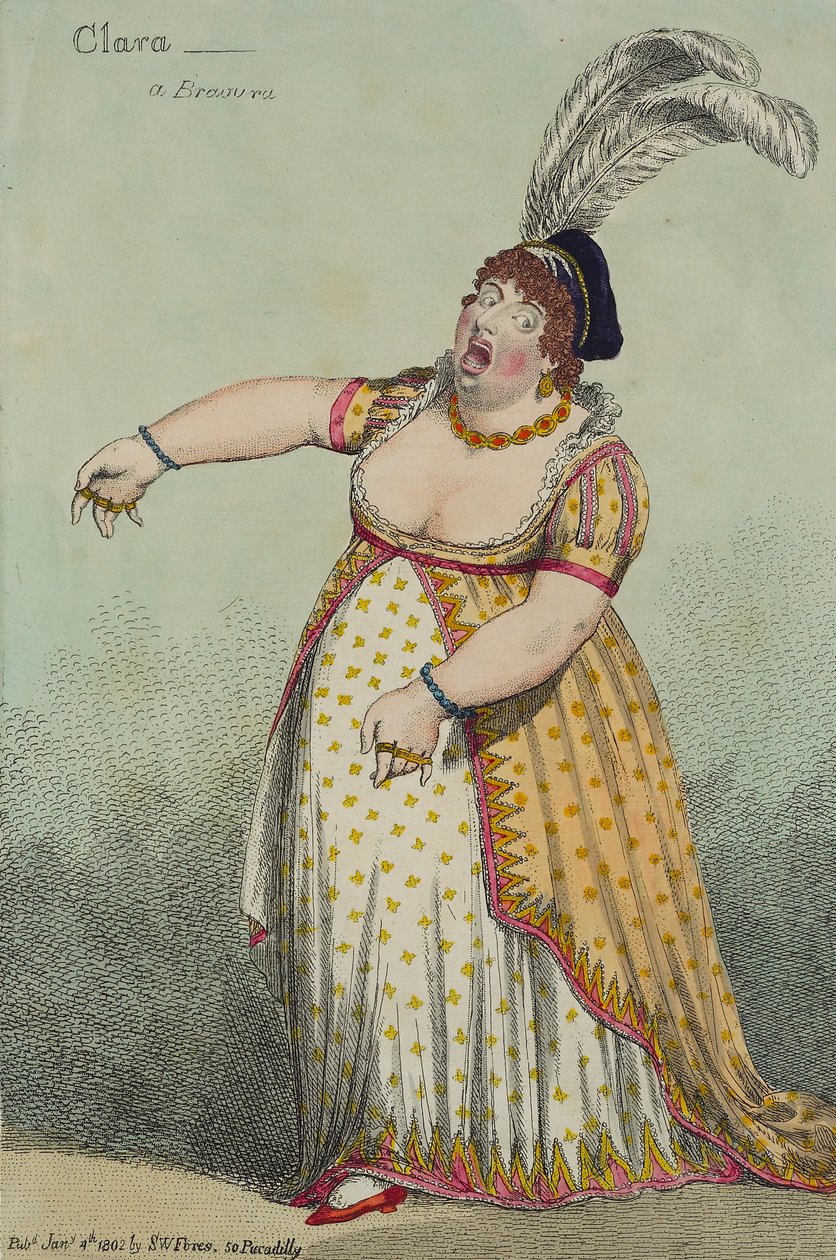 Clara: A Bravura, 1802 by English School