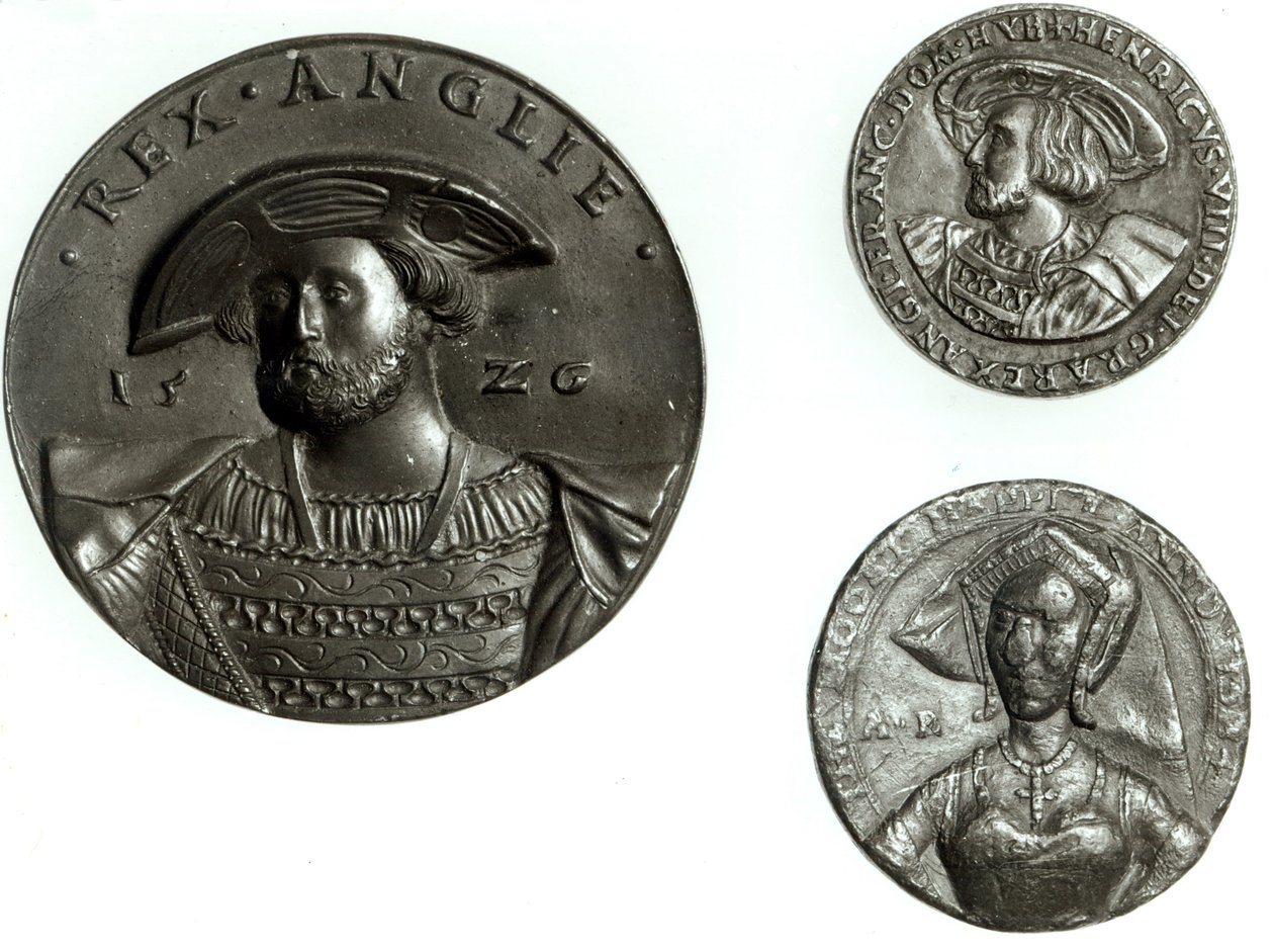 Coins Depicting Henry VIII and Anne Boleyn by English School