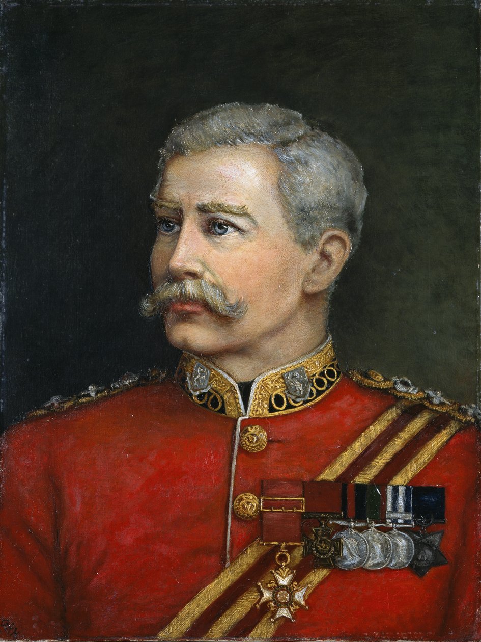 Colonel Hugh Shaw VC CB, Royal Irish Regiment, 1885 by English School