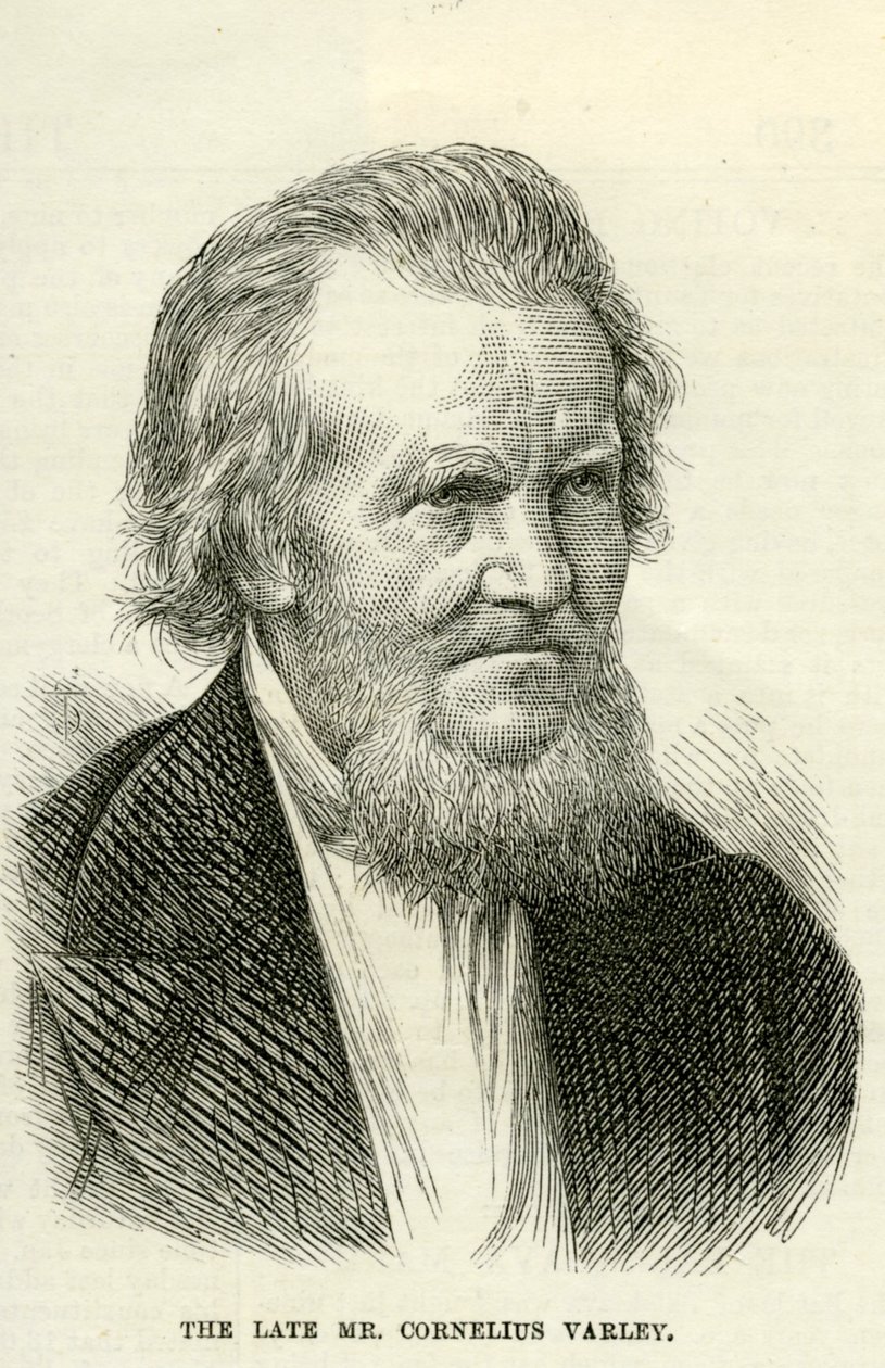 Cornelius Varley from The Illustrated London News 25th October, 1873 by English School