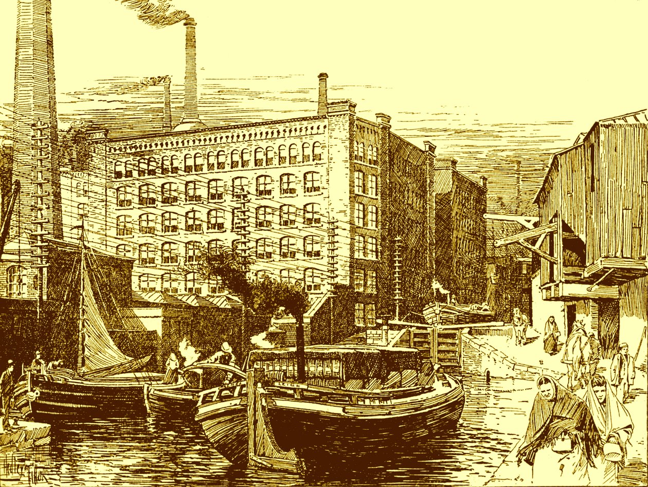 Cotton Mills, Miles Platting, Manchester, from 