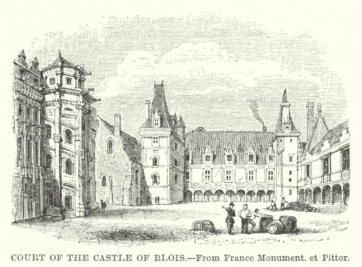 Court of the Castle of Blois by English School