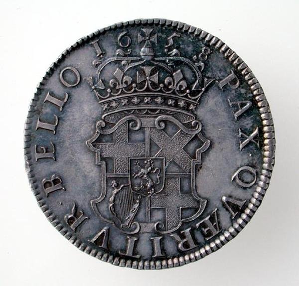 Crown of Oliver Cromwell, London Mint, 1658 (reverse) by English School
