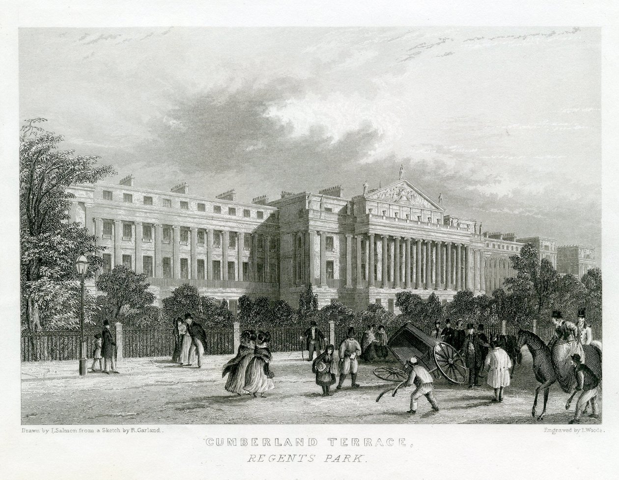 Cumberland Terrace, Regents Park, London by English School
