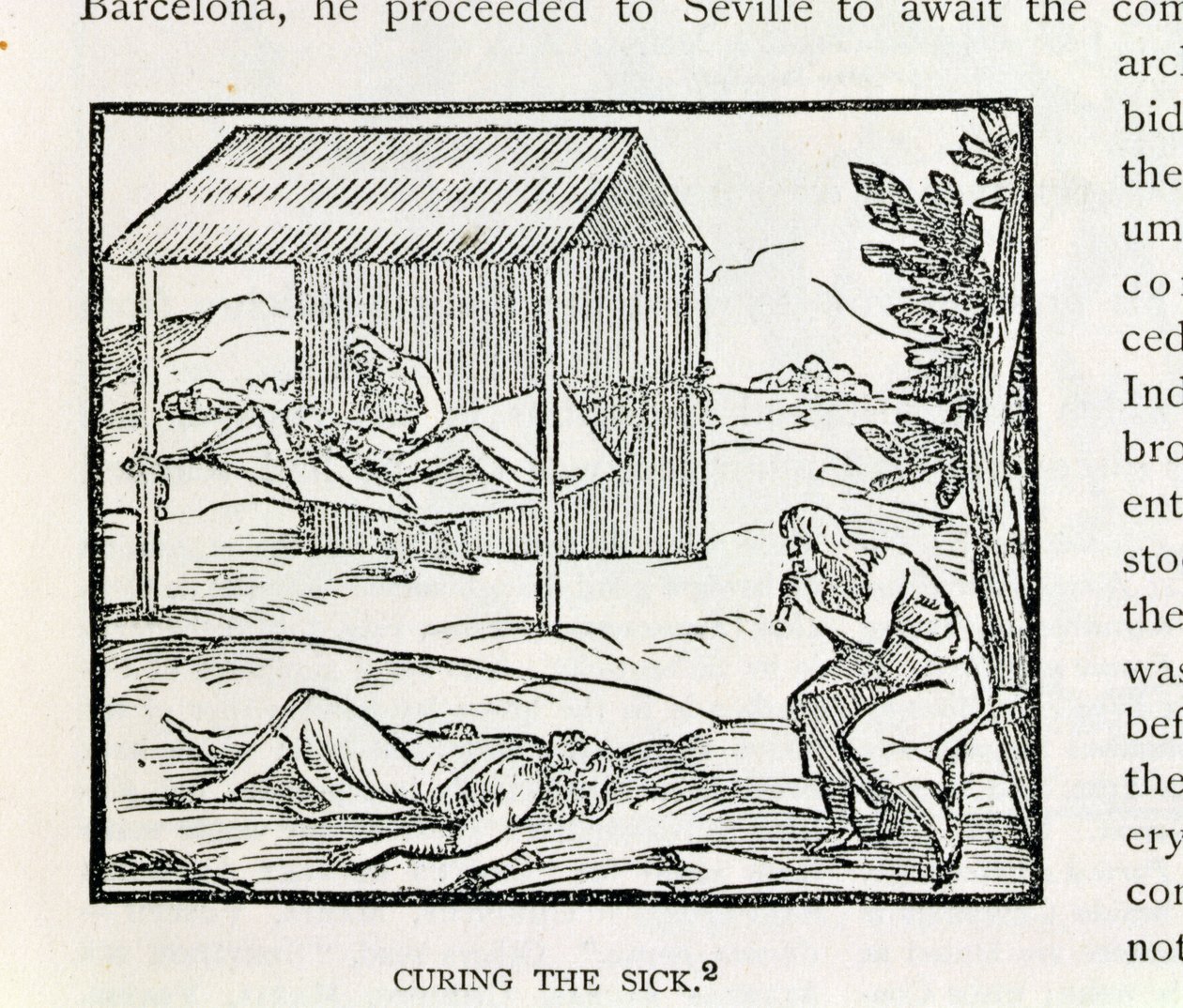 Curing the Sick, Natives of Hispaniola, from 