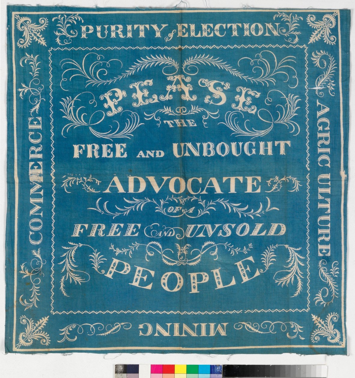 Darlington Election banner for Joseph Pease, 1832 by English School