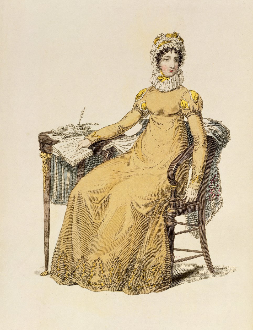 Day dress, fashion plate from Ackermann