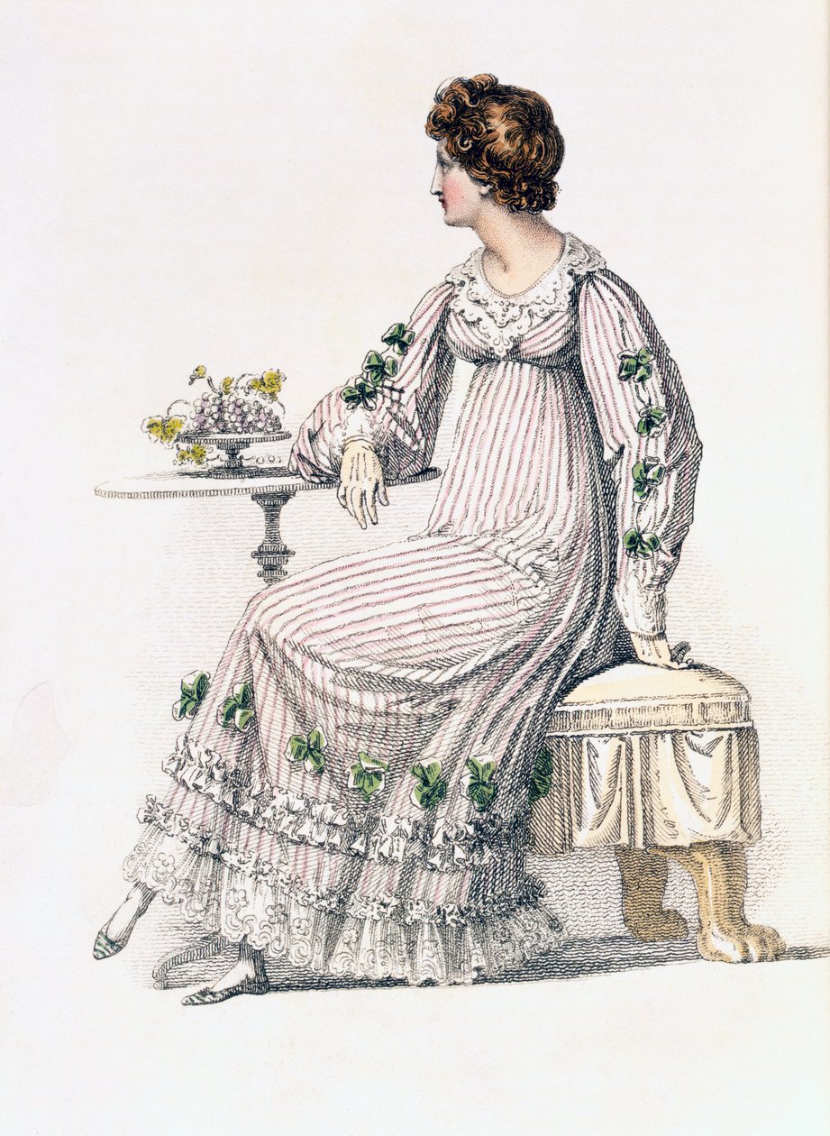 Day dress, fashion plate from Ackermann