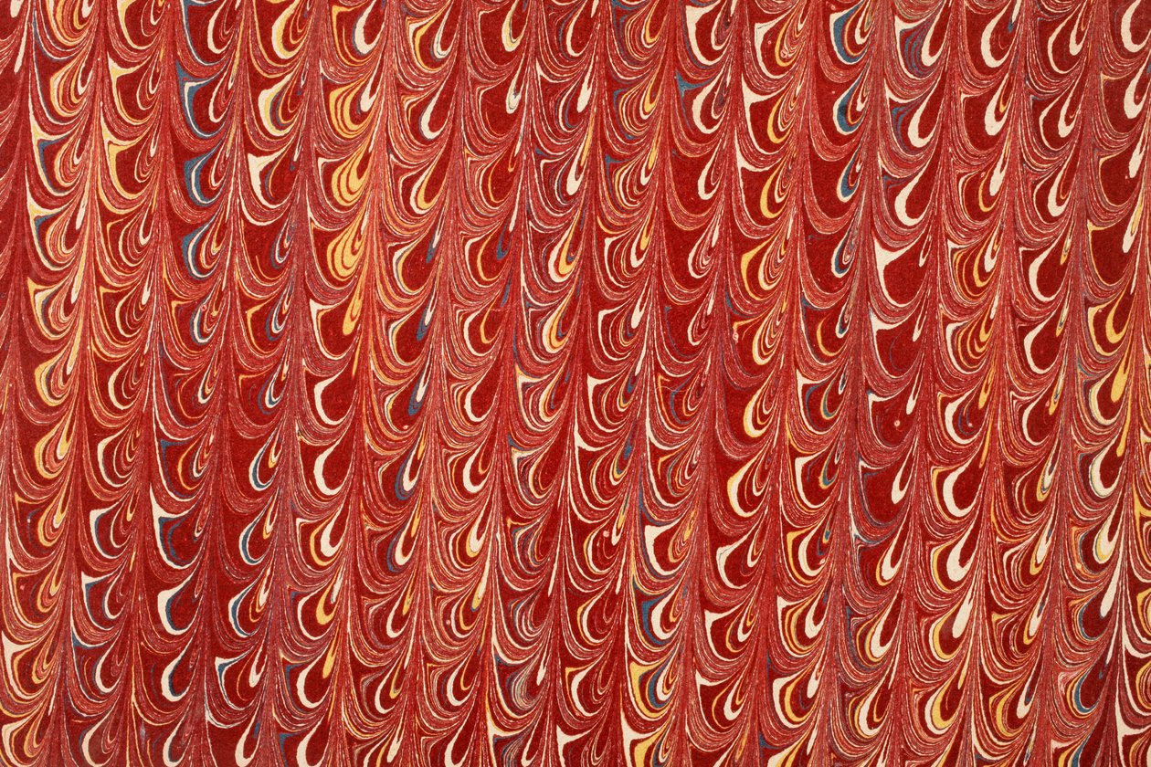 Decorative End Paper by English School