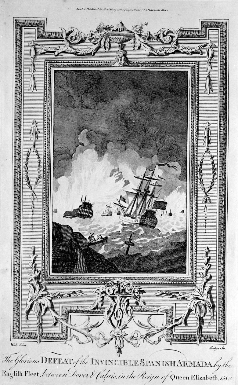 Defeat of the Spanish Armada, from 