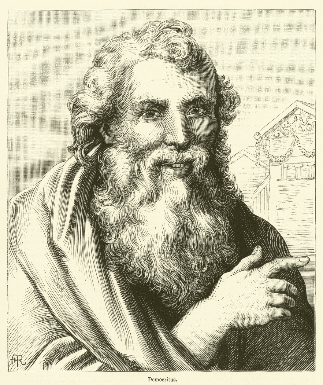 Democritus by English School
