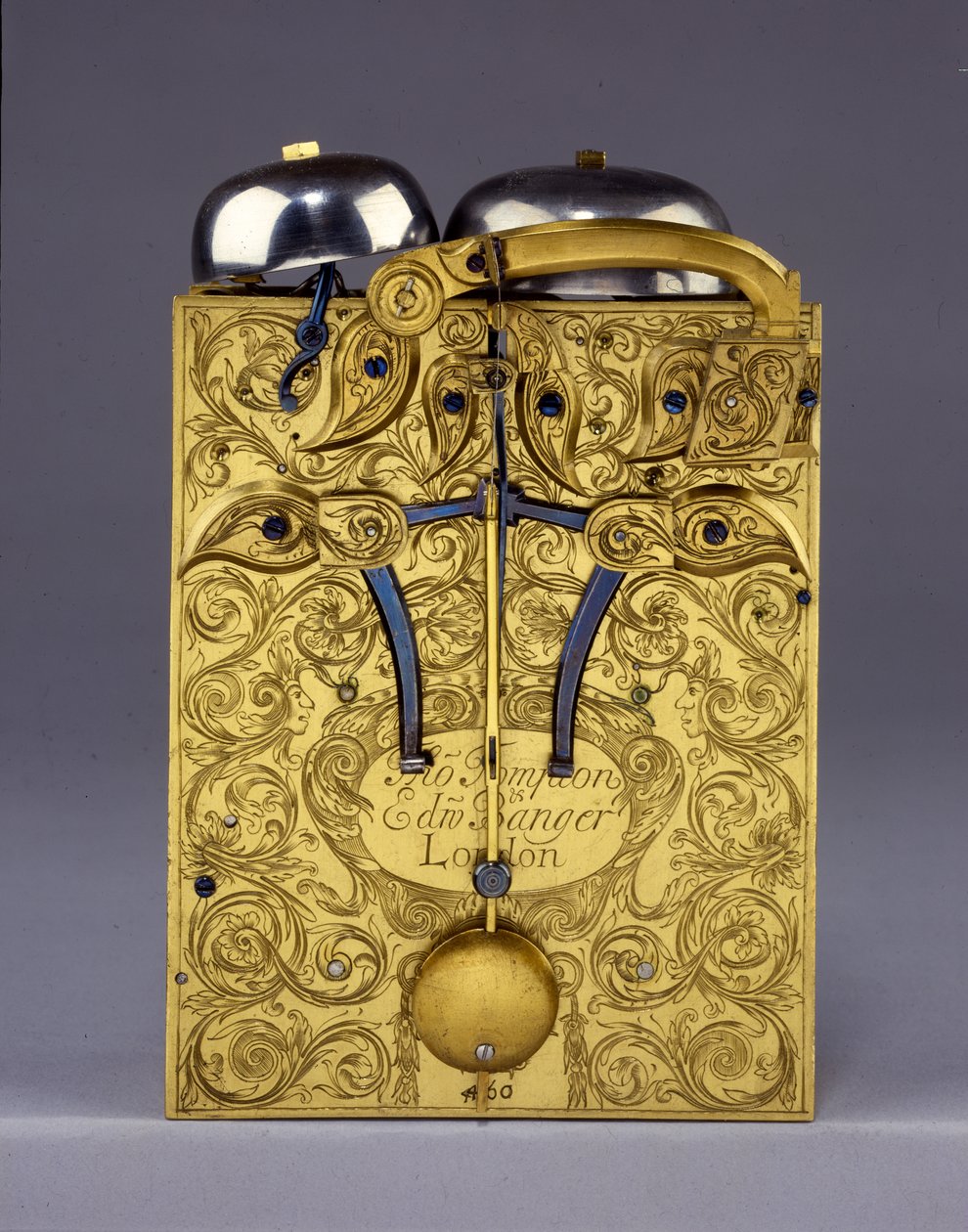 Detail of The Barnard Tompion, Tompion and Banger, London, No. 460, striking bracket clock by English School
