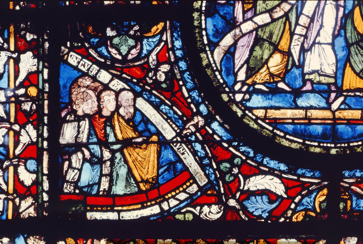 Detail of the north window of the Choir by English School