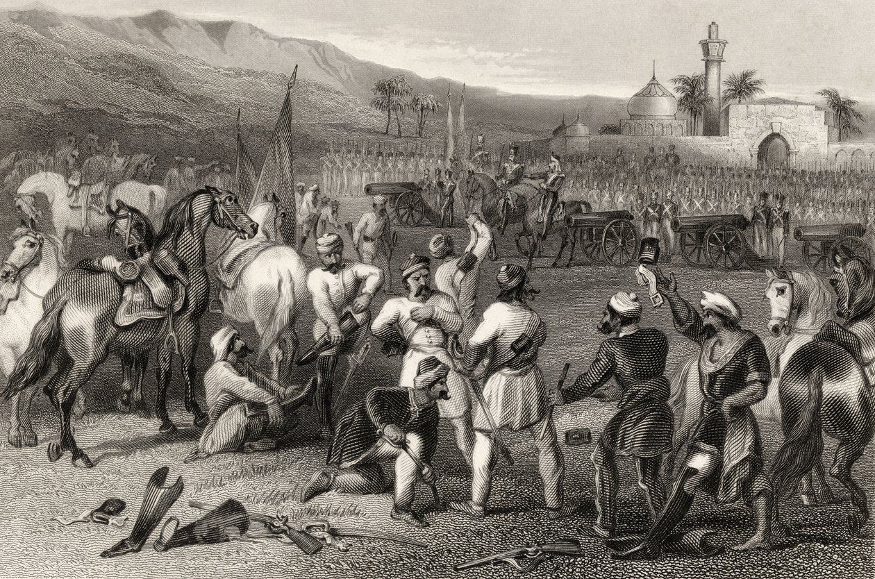 Disarming the 11th Irregular Cavalry at Berhampore in 1857, from 