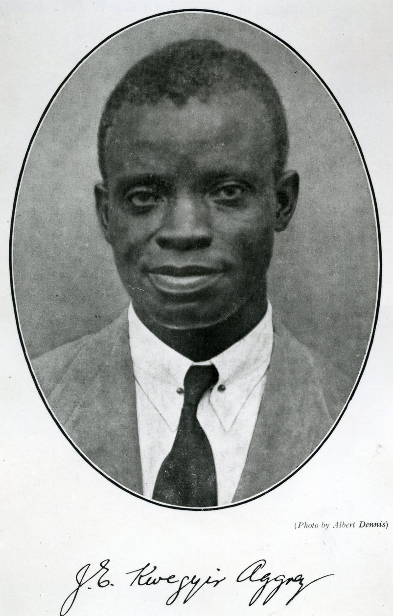 Dr. James Emmanuel Kwegyir Aggrey (1875-1927) by English School
