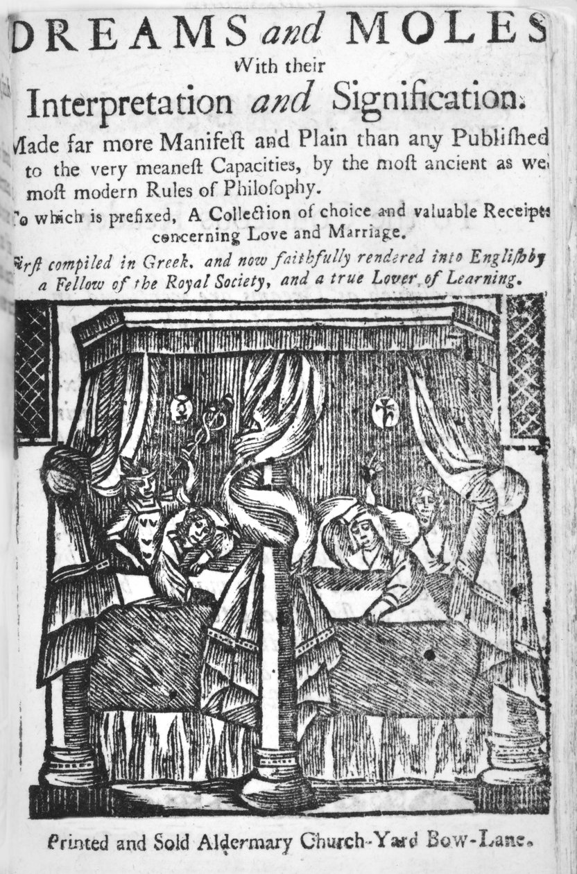 Dreams and Moles, titlepage by English School
