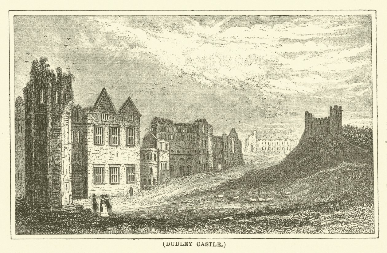 Dudley Castle by English School