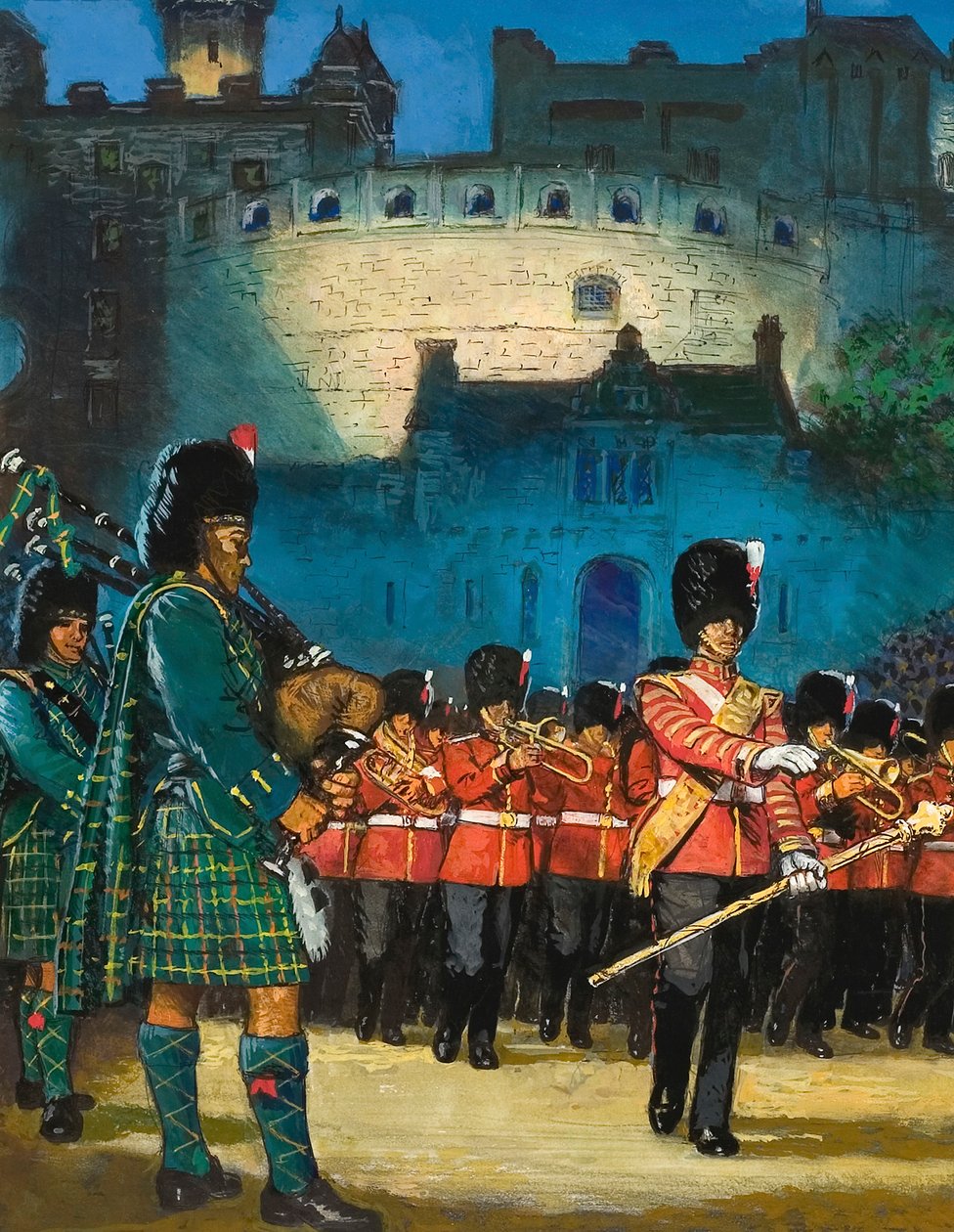 Edinburgh Tattoo by English School