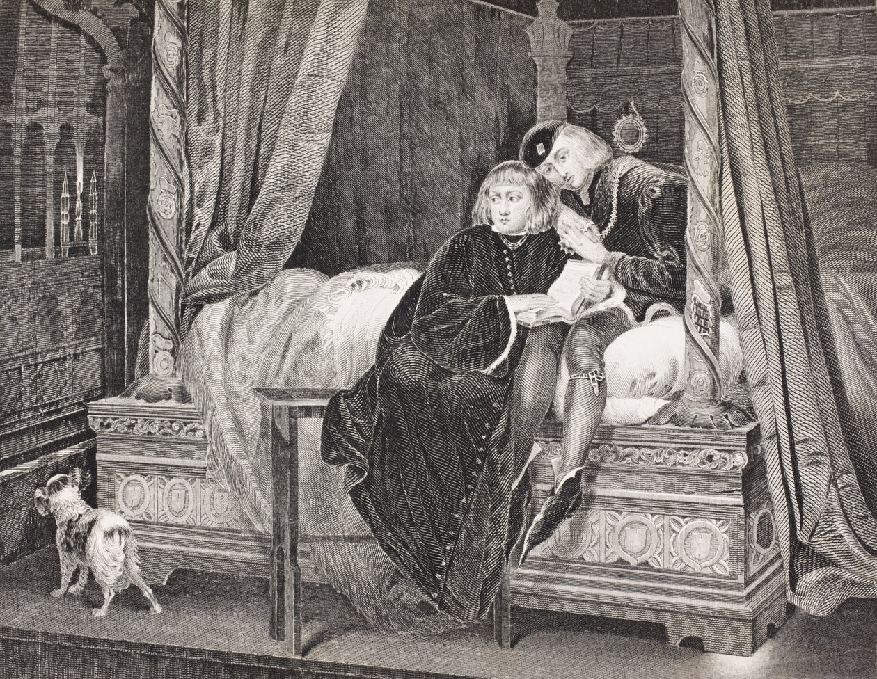 Edward V and Richard, Duke of York in the Tower, from 