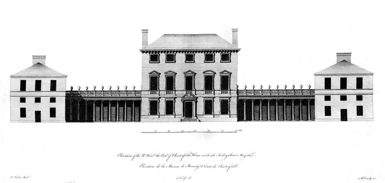 Elevation of the Rt. Honorable the Earl of Chesterfield