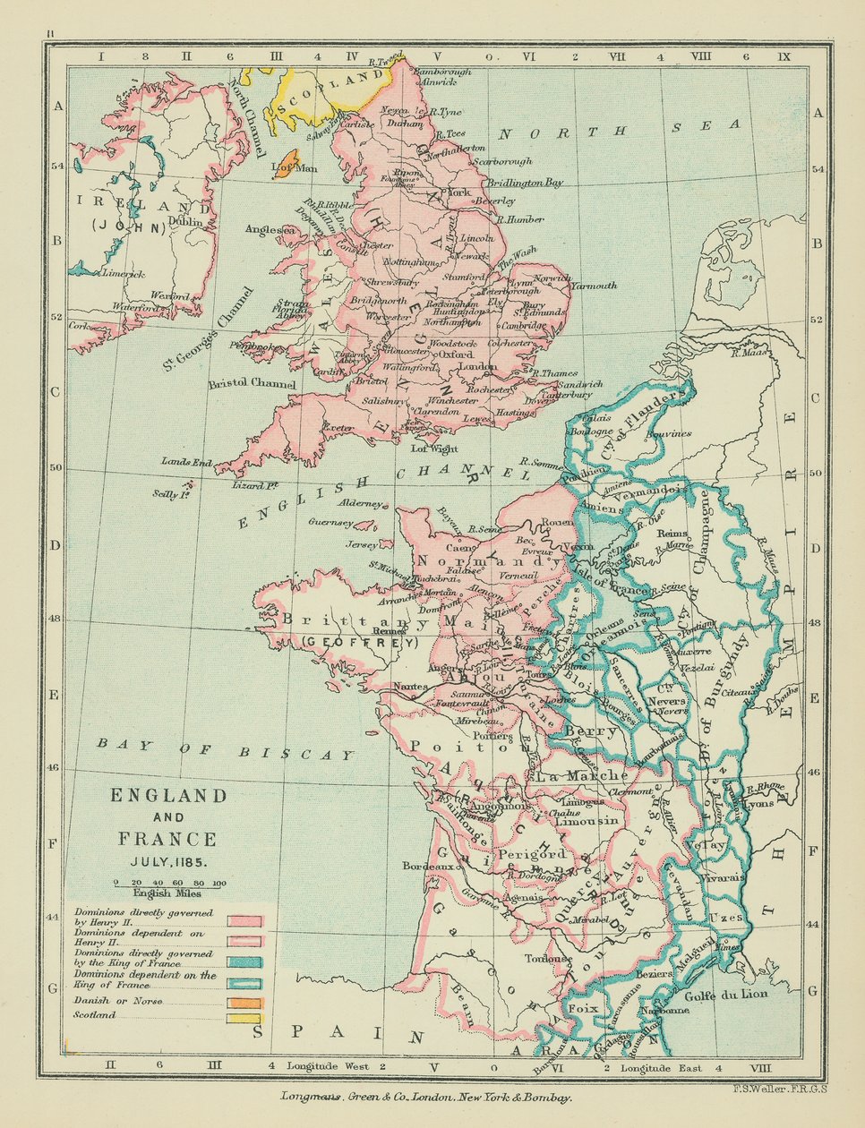 England and France by English School