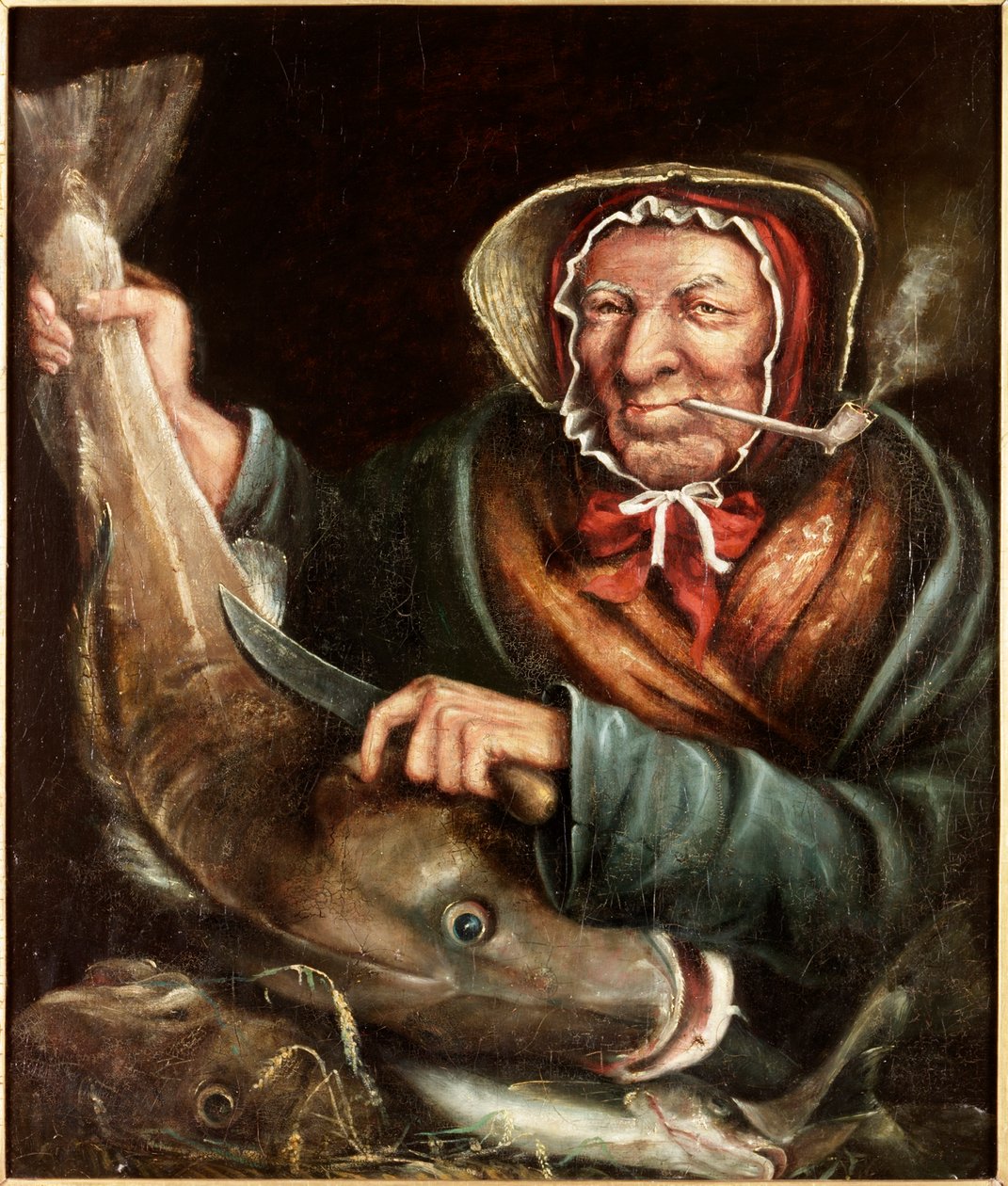 Euphemia Scott (the Fishwife) by English School