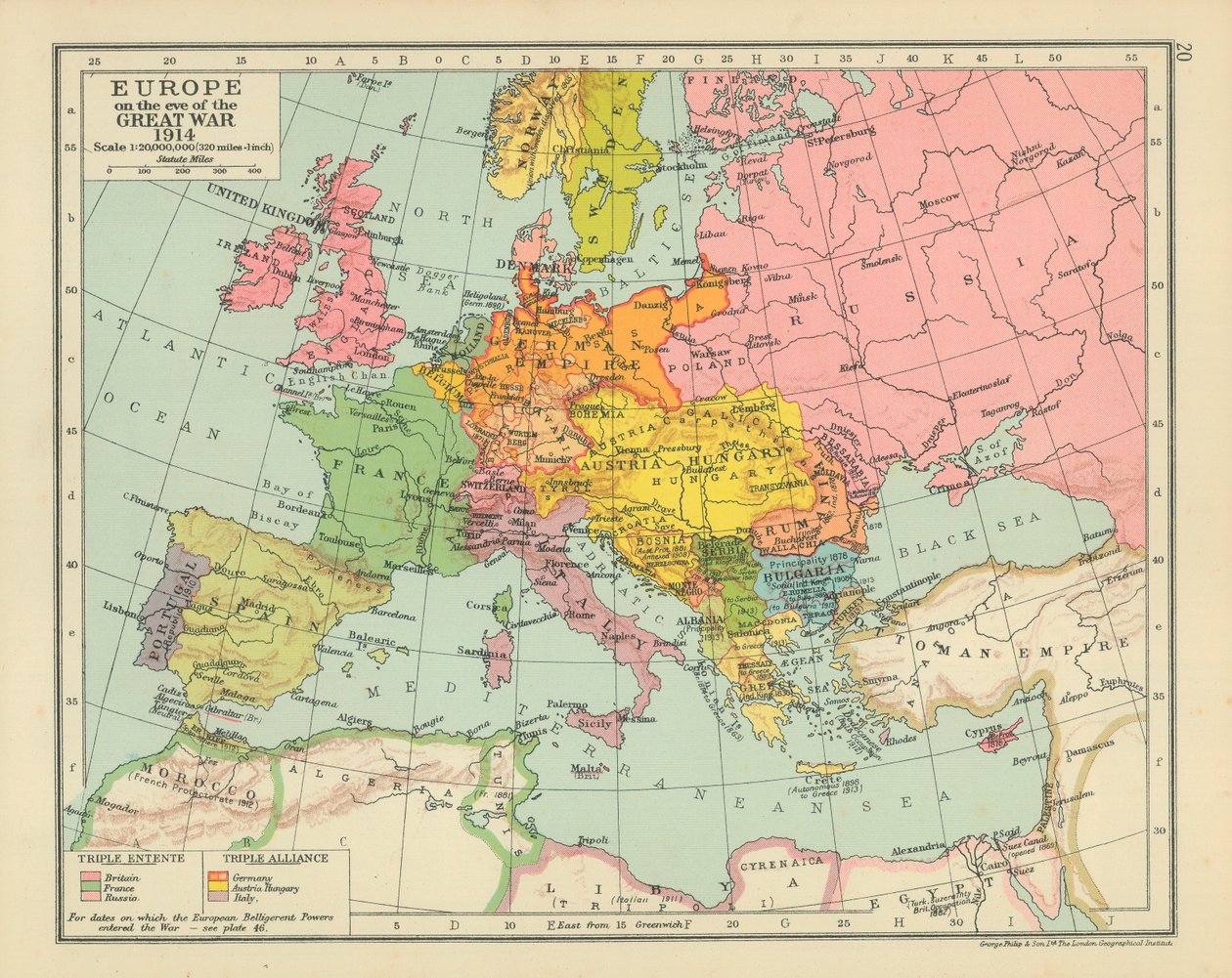 Europe on the Eve of the Great War 1914 by English School