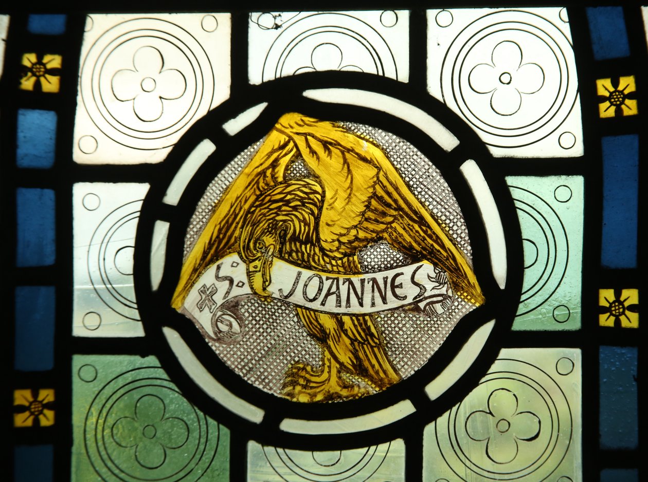 Evangelist Emblem: St John by English School