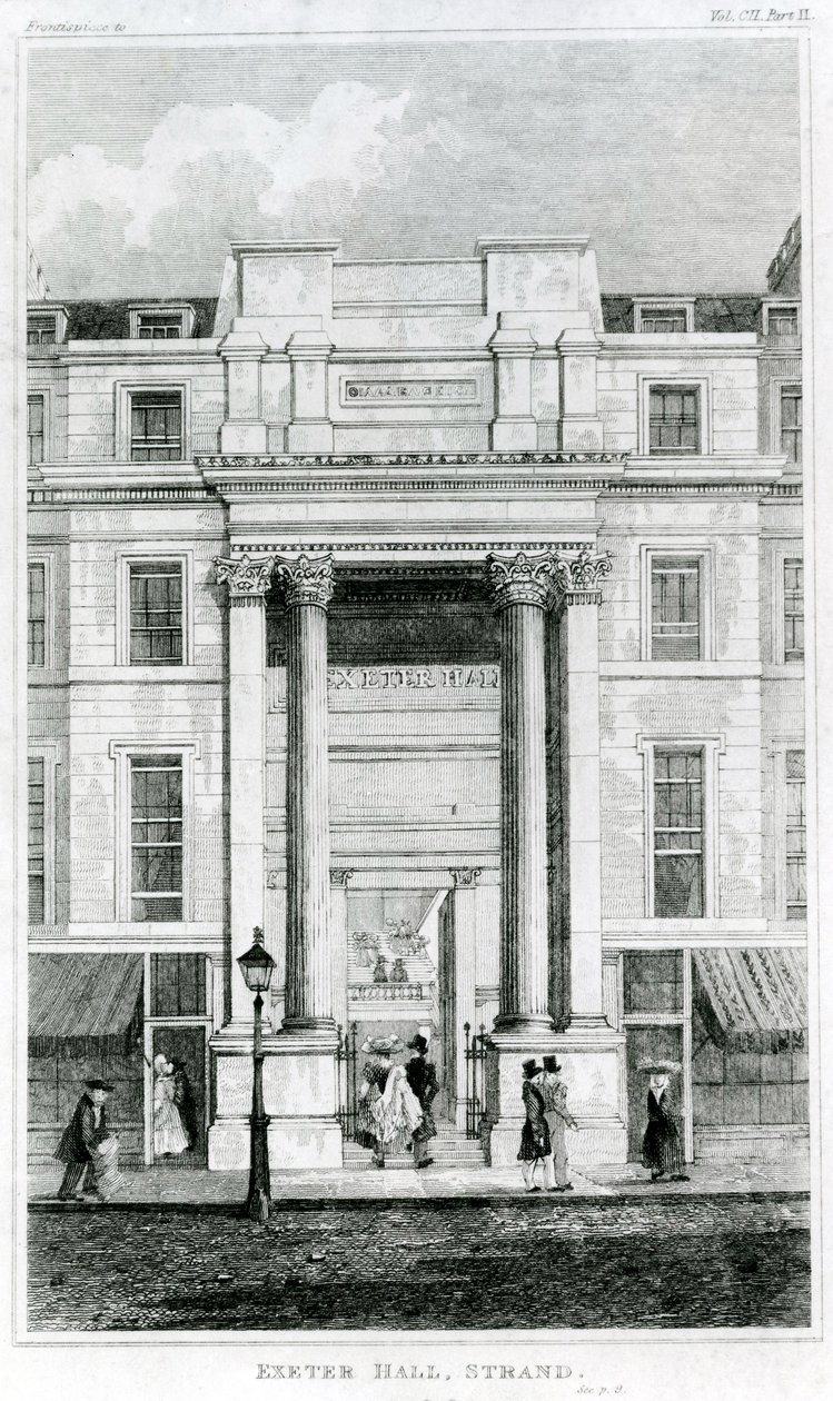 Exeter Hall, Strand, London by English School