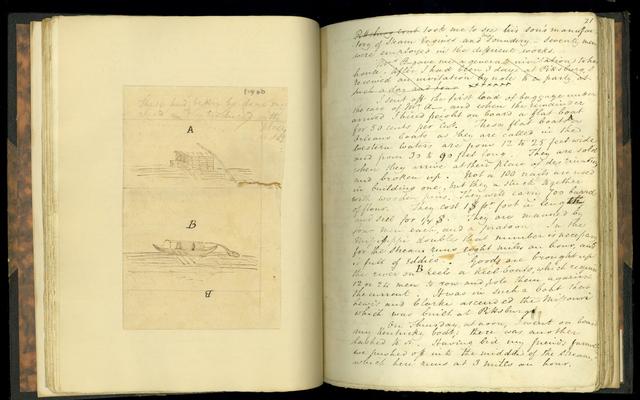 Extracts from Letters Written, on a Journey to the Western Parts of the United States..., by Elias Fordham Pym by English School