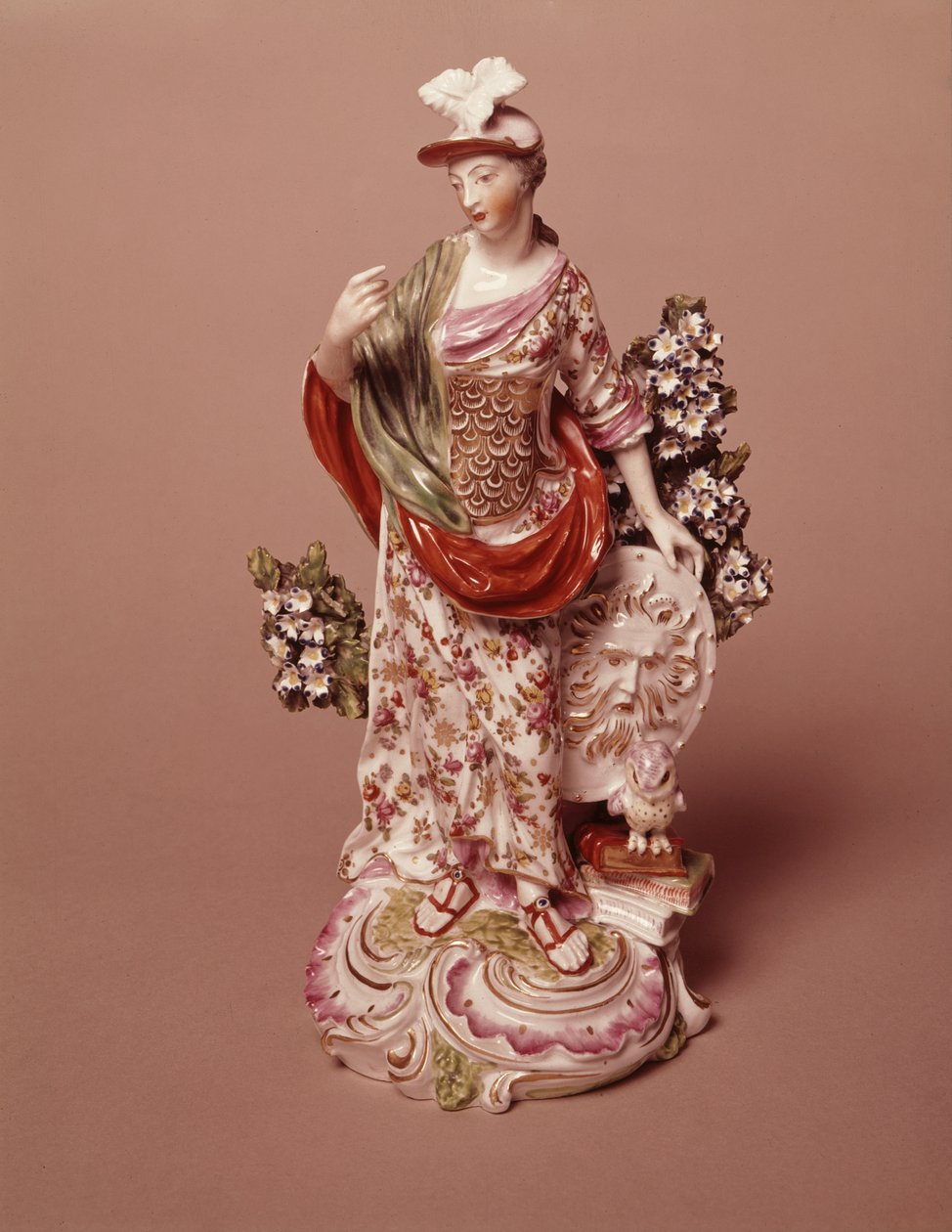 Figure of the Goddess Athena, Derby Porcelain Works, c.1800 by English School