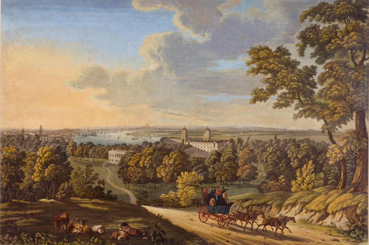 Flamstead Hill, Greenwich: The Stagecoach heading south by English School