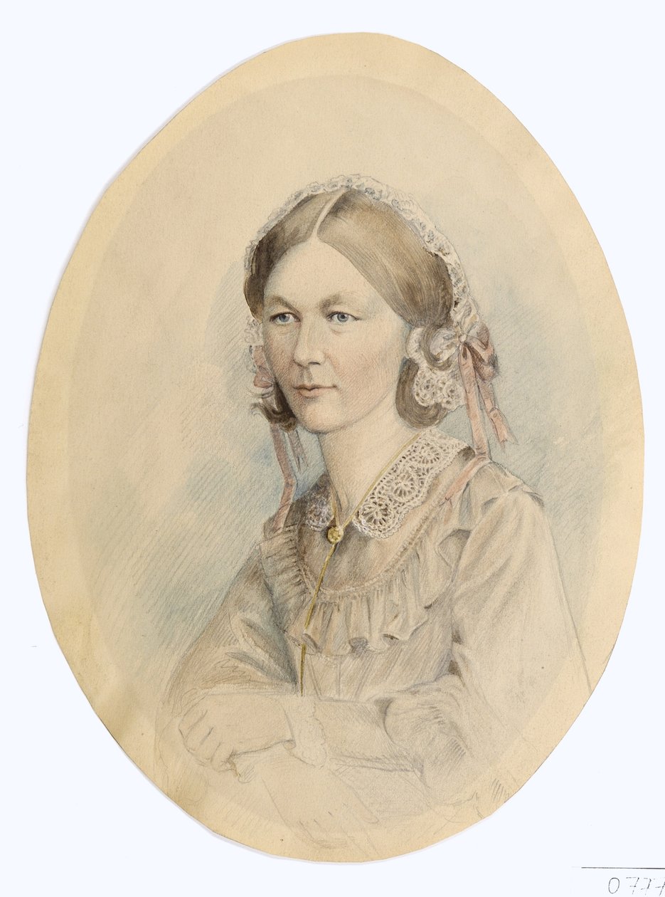 Florence Nightingale, after a photograph by Lenthall, 1956 by English School