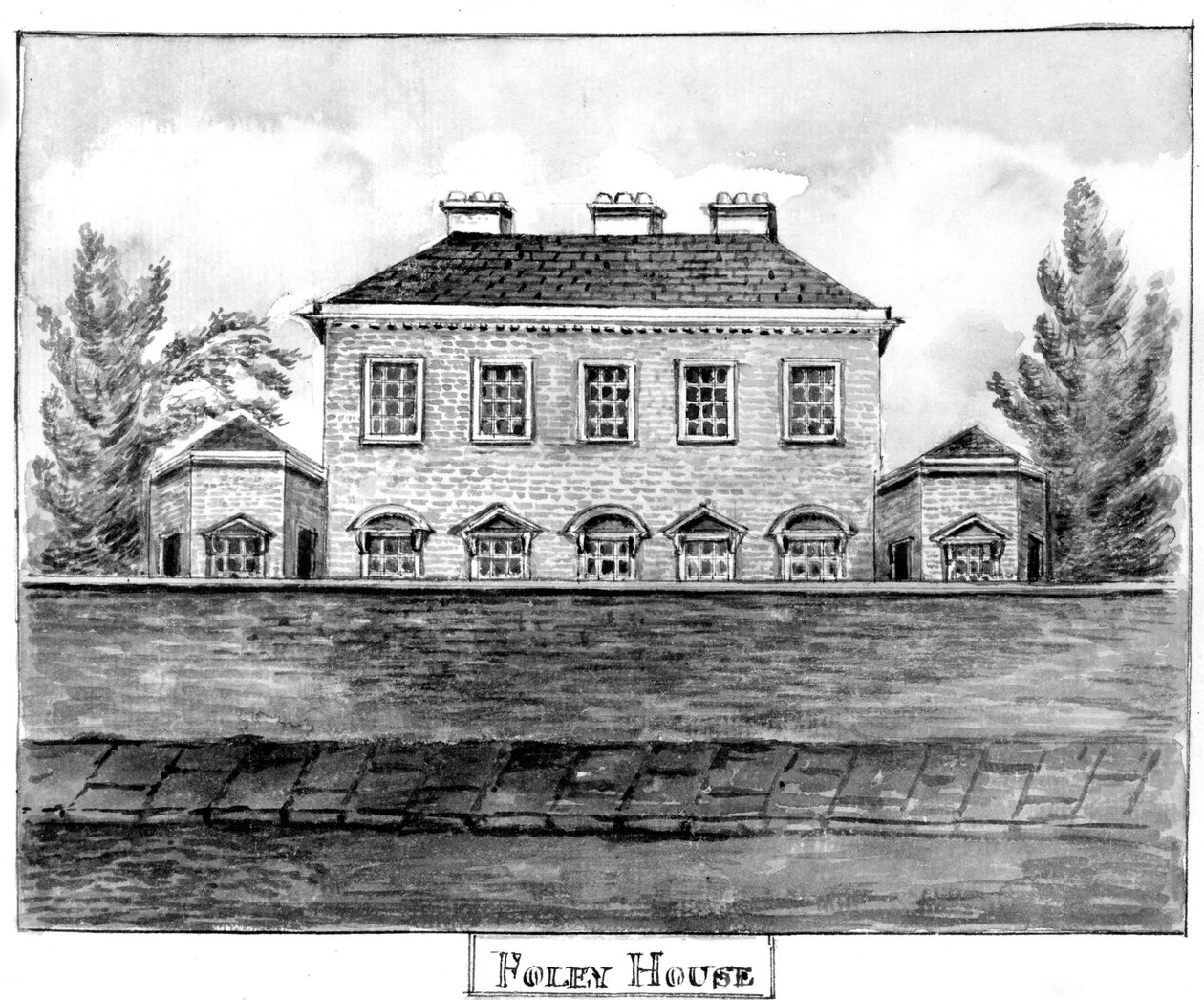 Foley House, c.1800 by English School