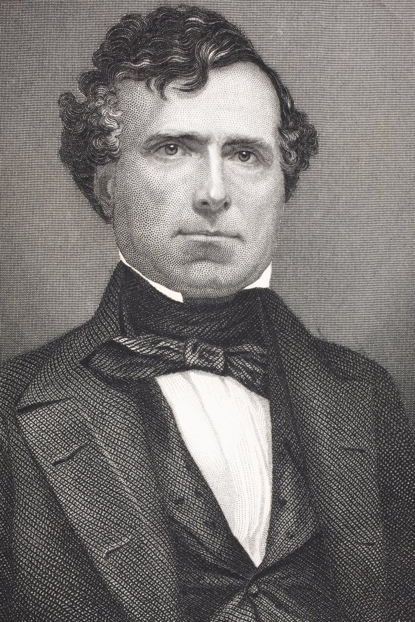 Franklin Pierce, from 'Gallery of Historical Portraits', Published c.1880