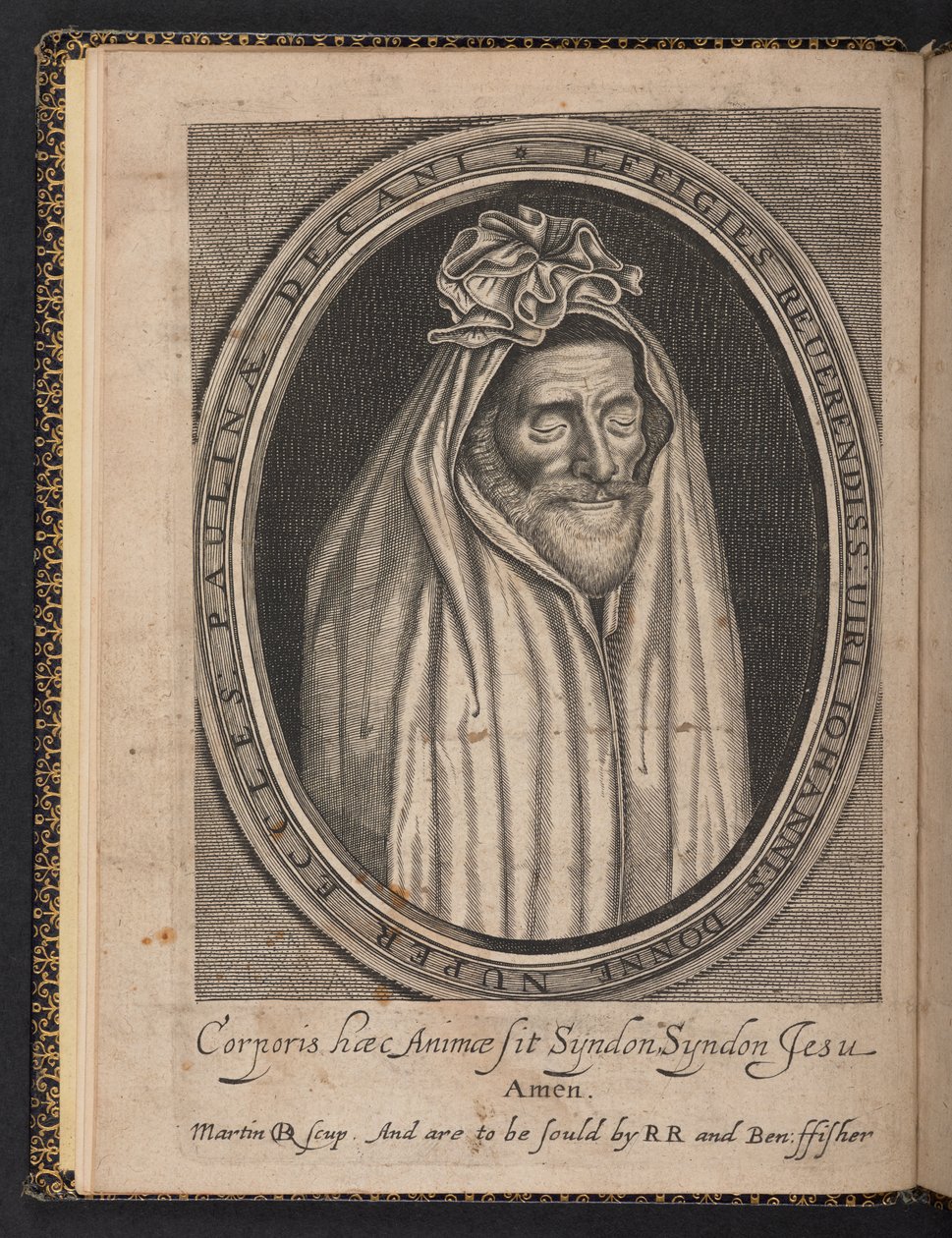 Frontispiece from Deaths Duell by John Donne by English School