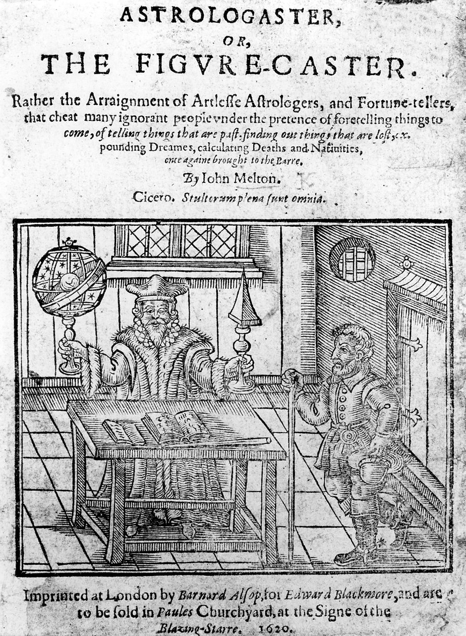 Frontispiece to Astrologaster, or the Figure-Caster by John Melton, Published in 1620 by English School