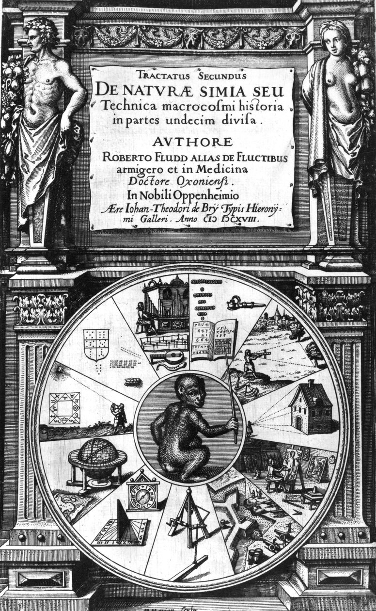 Frontispiece to Robert Fludd