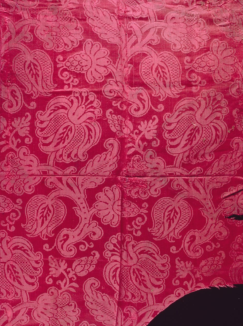 Furnishing silk, third quarter 17th century by English School