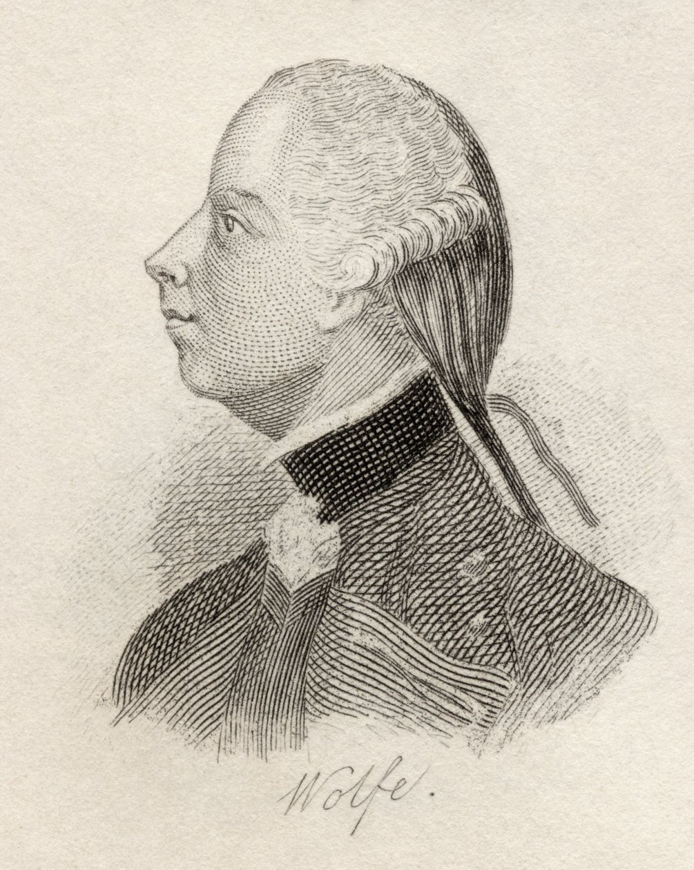 General James Wolfe, from Crabb