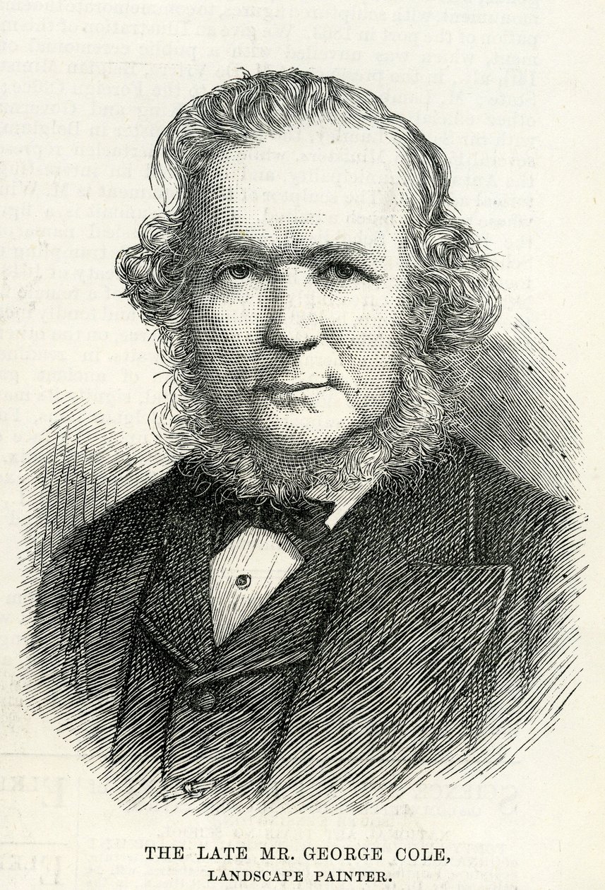 George Cole (1810-83) from The Illustrated London News 29th September, 1883 by English School