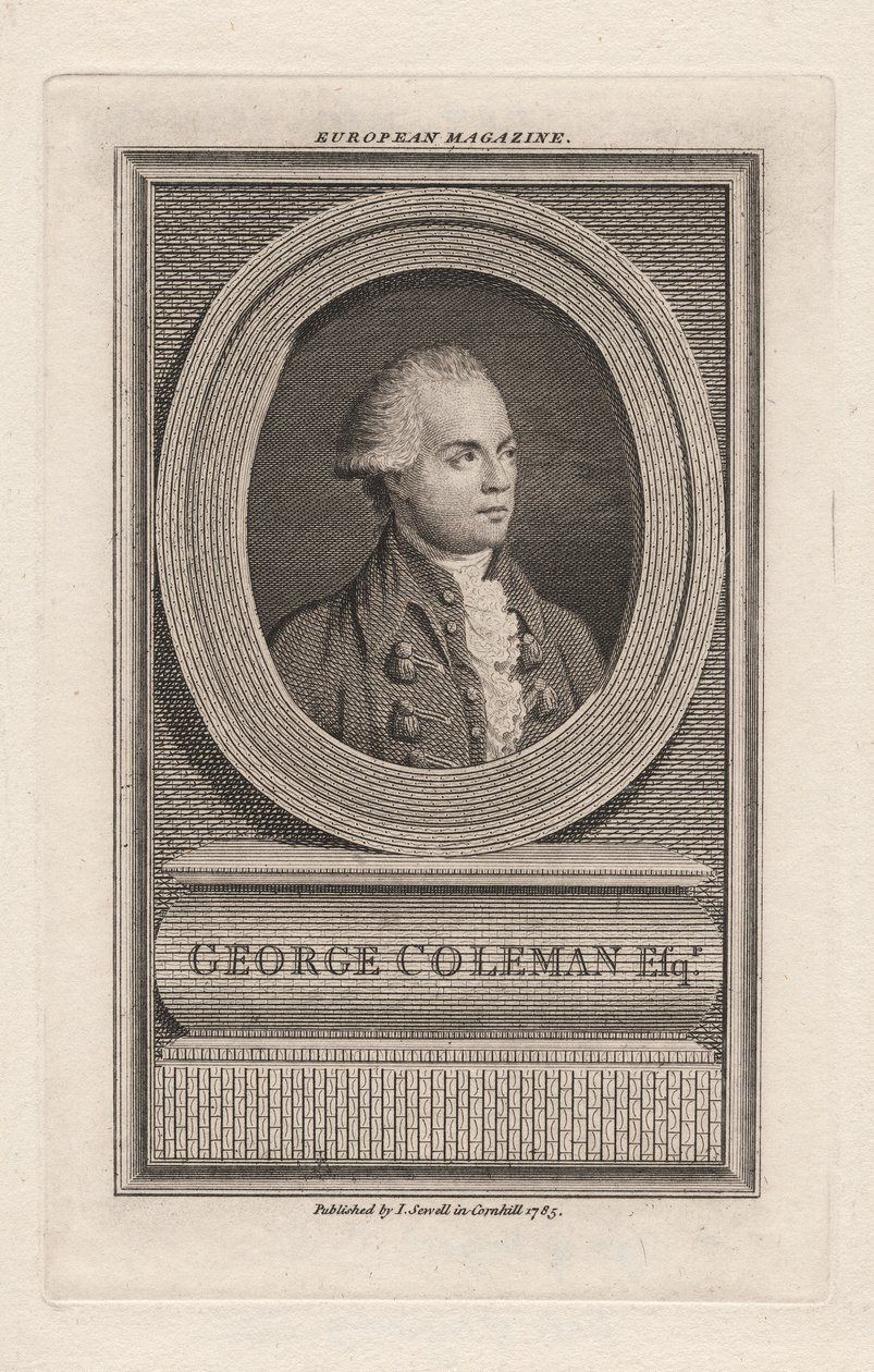 George Coleman, 1785 by English School