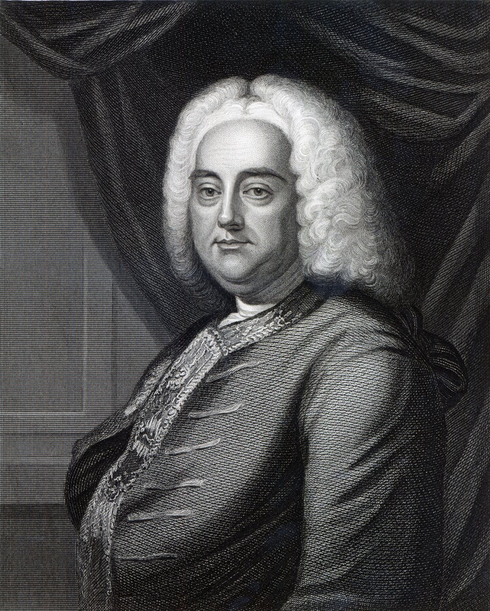 George Frederic Handel, Engraved by Thomson by English School