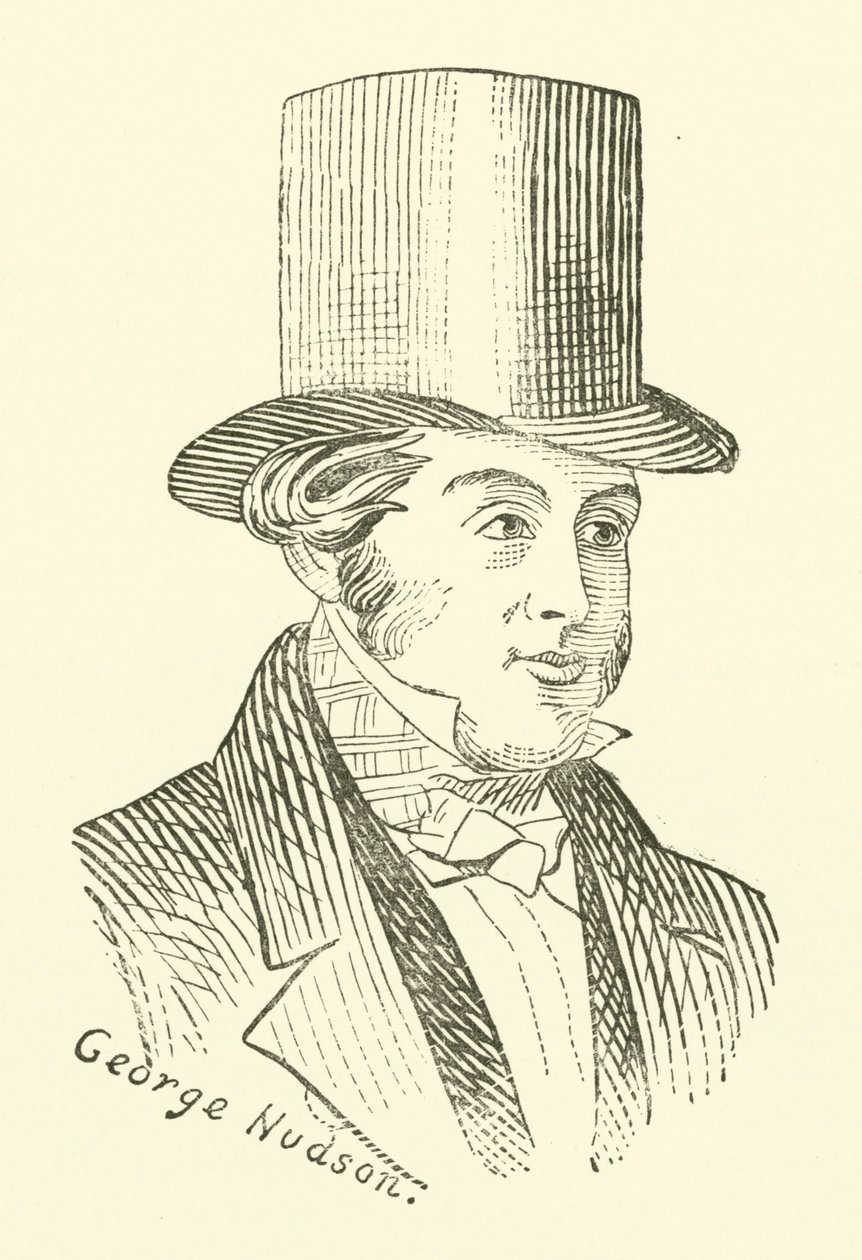 George Hudson, the Railway King by English School