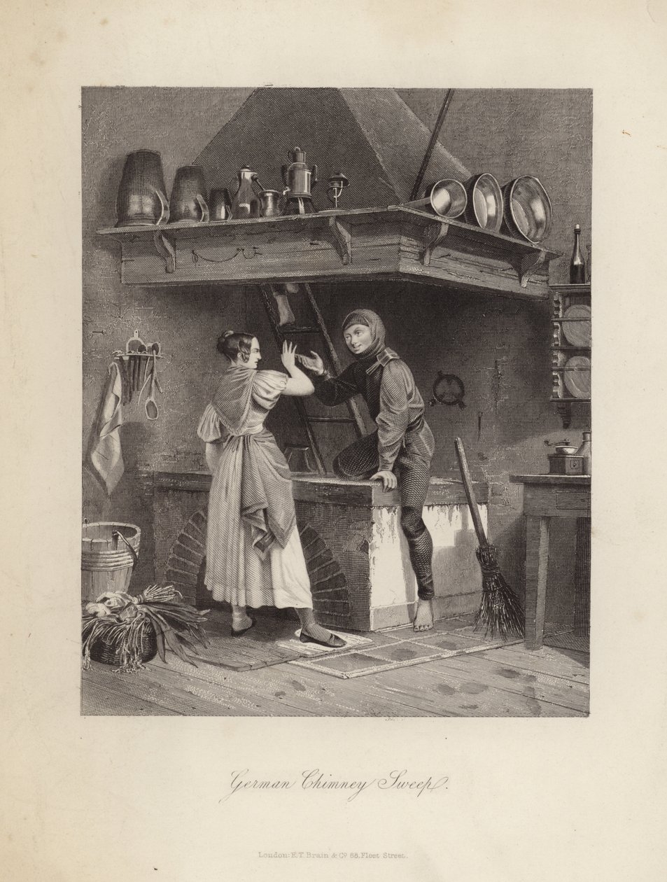 German Chimney Sweep by English School