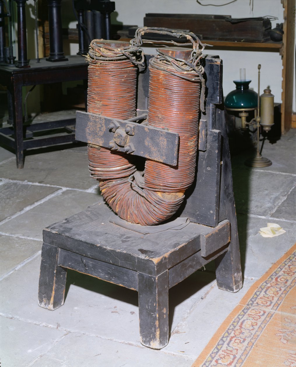 Giant Electro-Magnet Belonging to Michael Faraday (1791-1867), c.1850 by English School