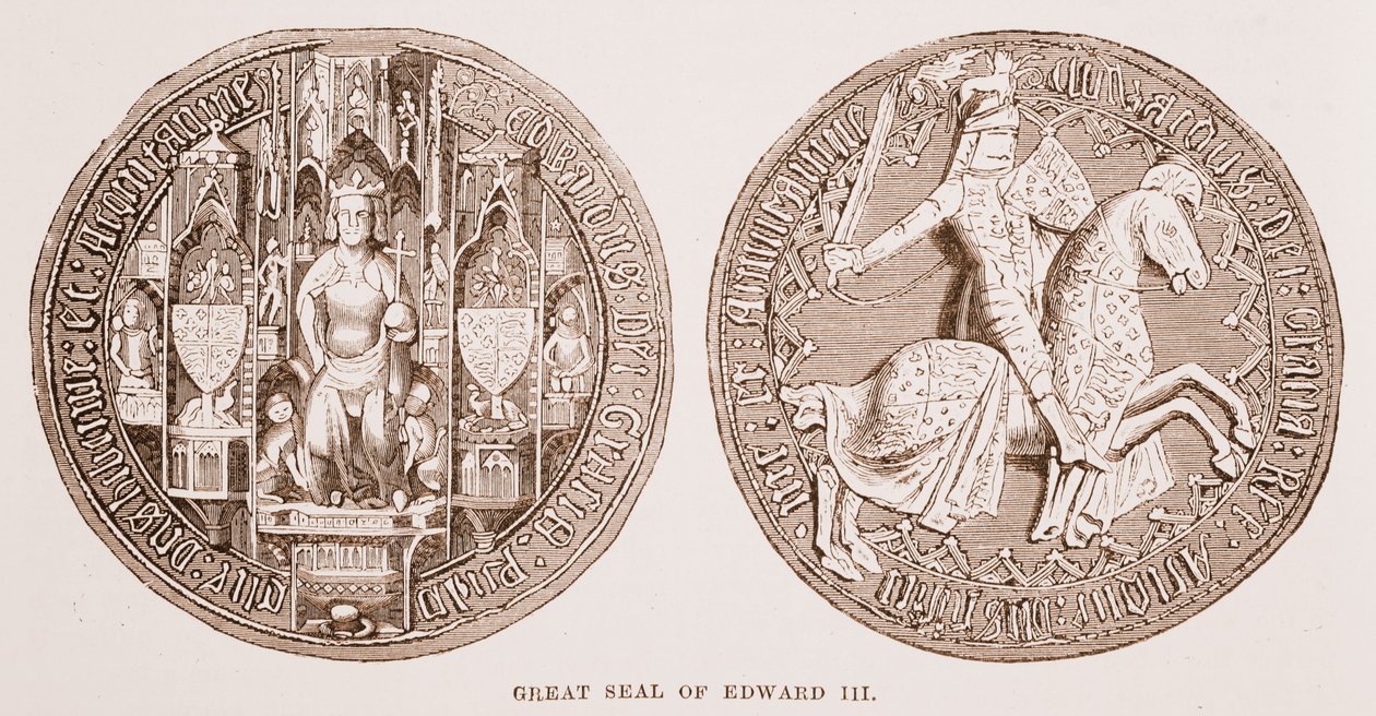 Great Seal of Edward III by English School