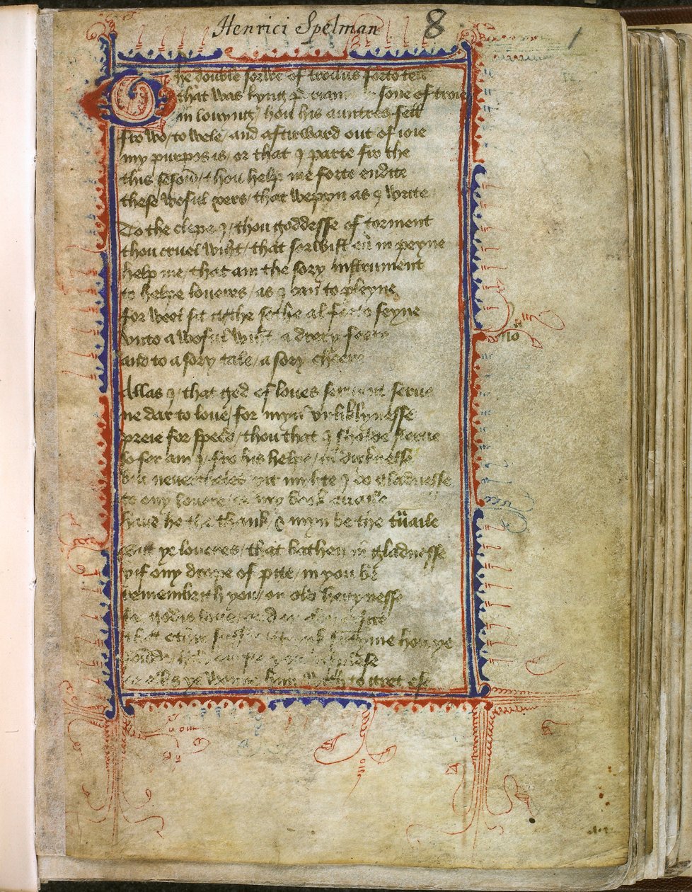 Troilus and Criseyde, by Geoffrey Chaucer by English School