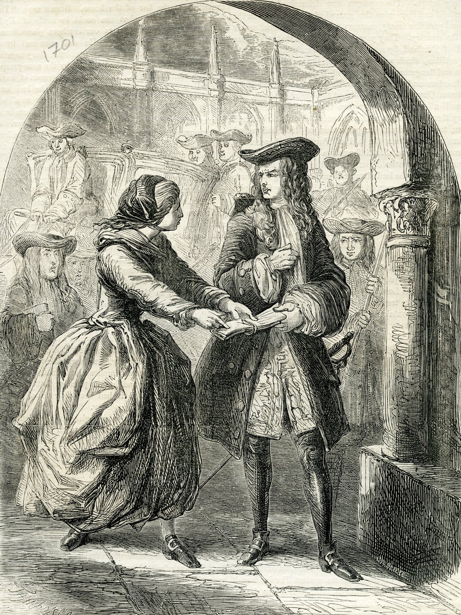 Harley Receiving the Legion Memorial by English School