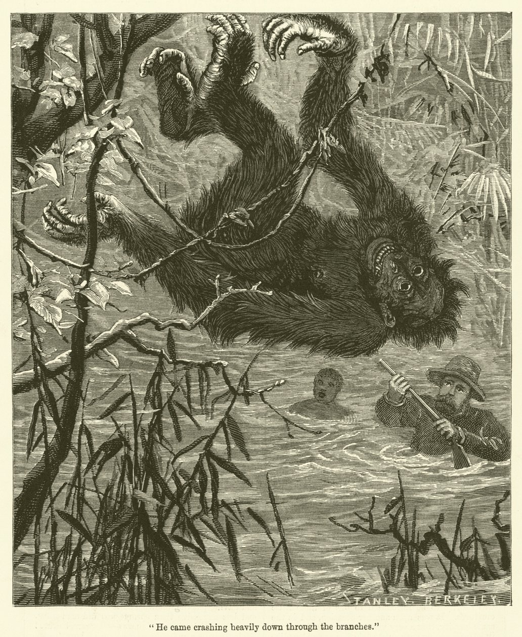 He Came Crashing Heavily Down Through the Branches by English School
